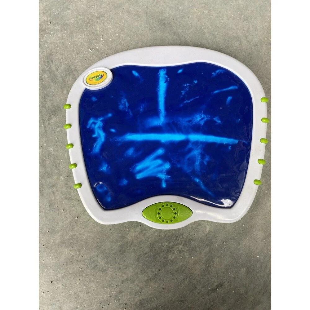 Crayola My First Touch Lights Musical Doodle Board Mess Free Blue Gel Table